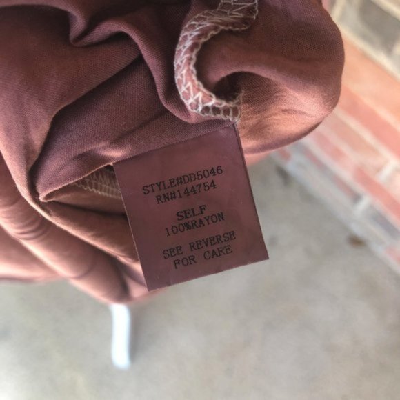 Davi & Dani Dye Ombre Shift Dress Blush Ivy - Picture 11 of 11